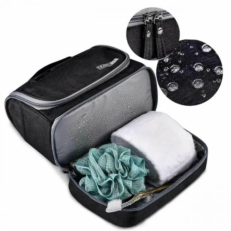 Men Necessaries Hanging Make Up Bag Oxford Travel Organizer Cosmetic Bags Women Necessaries Make Up Case Wash Toiletry Bag