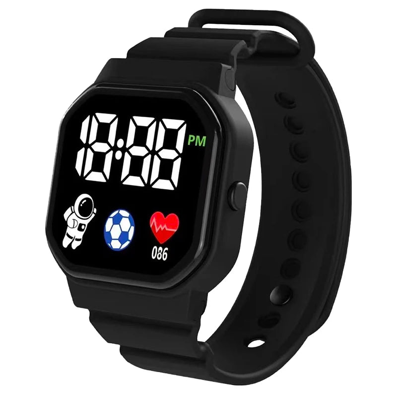 NEW Kids Watches with Bracelet Sport LED Digital Watches Silicone Strap Sport Electronic Wristwatch for Children Boys Girls Gift