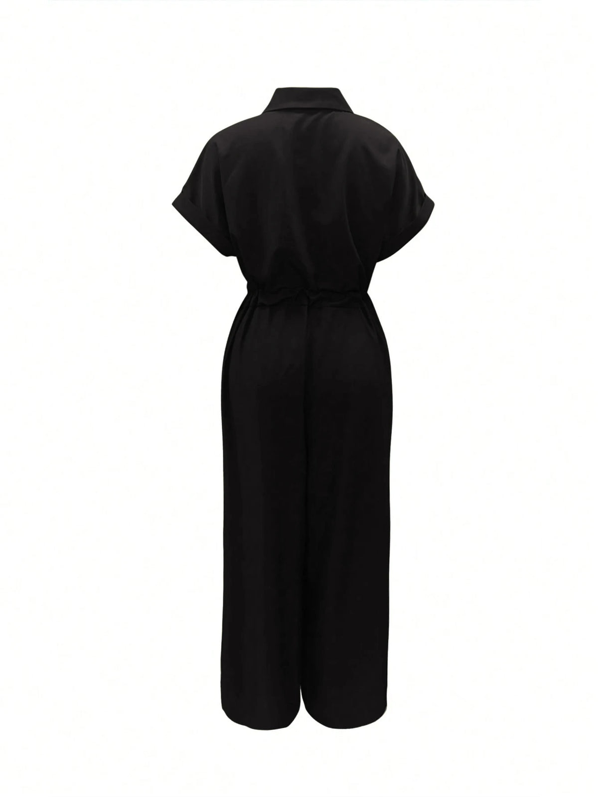 Women's Casual Solid Color Minimalist Basic Jumpsuit Comfortable Fit All-Season Fashionable One-Piece Suit