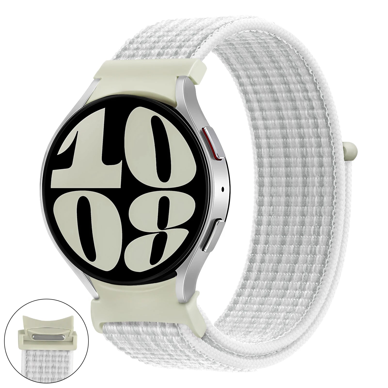 No gaps nylon Band For Samsung Galaxy Watch 6 4 Classic 5 pro 44mm 40mm 47mm 43mm 20mm Sport loop bracelet Galaxy Watch 6 Strap