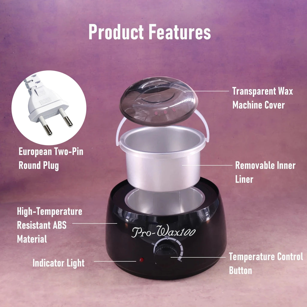 LULAA Electric Wax Heater Wax Melting Heater Portable Wax Heater Adjustable Temperature Suitable for Home and Nail Salon Use
