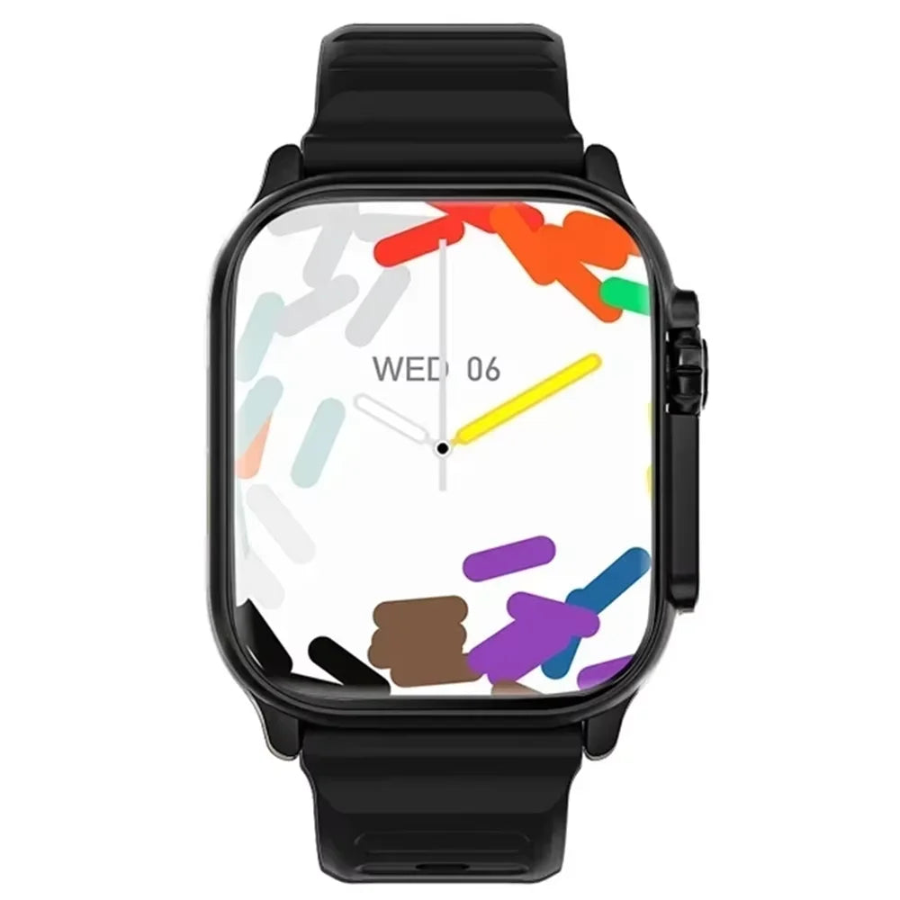 2026 New Men Smart Watch 2.01 Inch HD Screen Bluetooth Call Health Fitness Tracker Multi Sport Mode Smartwatch For Android IOS