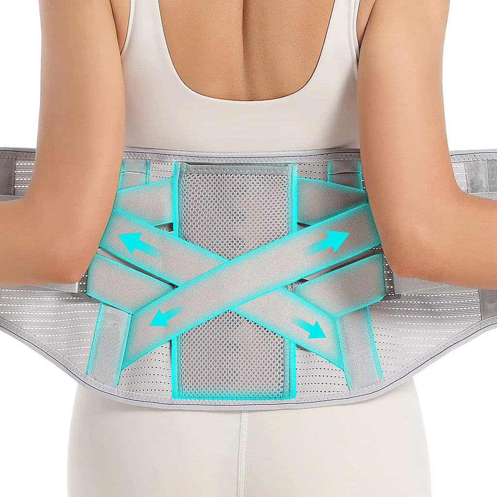 Lumbar Support Belt Disc Herniation Orthopedic Strain Pain Relief Corset For Back Posture Spine Decompression Brace Dropshipping