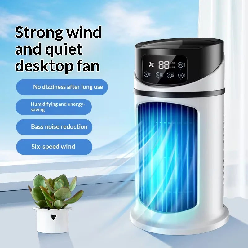 Portable Mini Air Conditioner Air Cooler Fan Water Cooling Fan Air Conditioning Air Cooler For Office Mobile Air Conditioner