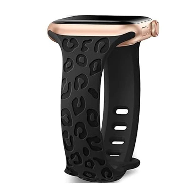 Slim Strap For Apple Watch Band 40mm 41mm 42mm 38mm 46 44mm 45mm Engraved Silicone bracelet Correa Series 11 10 8 7 6 9 5 4 3 SE