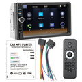 BQCC 7" 2Din/1 Din MP5 Car Player Mirrorlink wired Android AUTO/CarPlay BT AUX  Colorful lights FM Car Radio F7018C