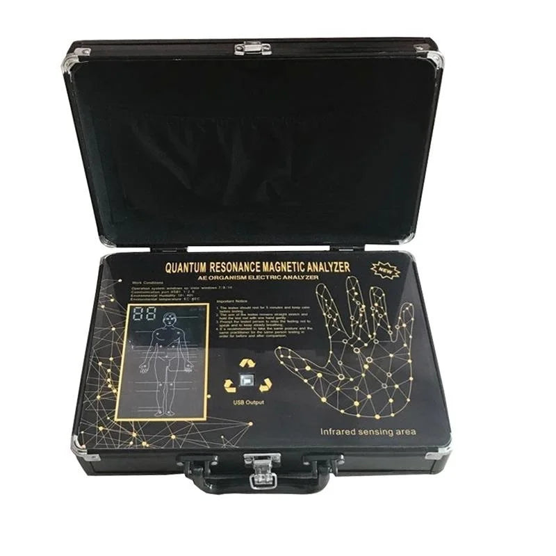 62 Reports Quantum Magnetic Resonance Analyzer Machine Full Body Analysis Health FIR Technology No Hand Senser with Touch Unit
