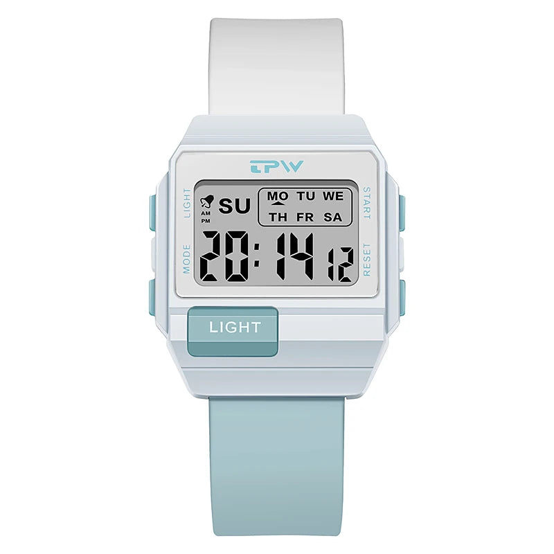 TPW 36mm Midsize Digital Watch For Women Teenage  Meter Water Resistant
