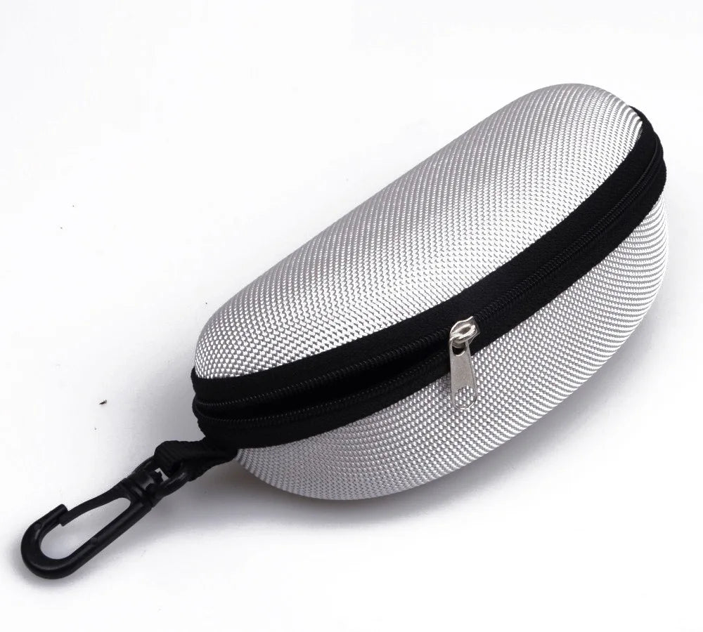 Portable EVA Glasses Case with Carabiner Hook Colorful Sunglasses Hard Case Zipper Eyeglasses Protector Box Holder New 2026