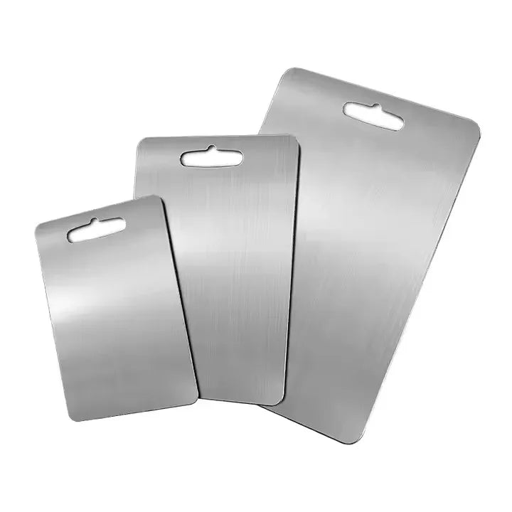 100% Pure Titanium Cutting Board - Cutting Boards for Kitchen - Dishwasher Safe 1 Pcs Double-Sided Titanium Board for Kitchen