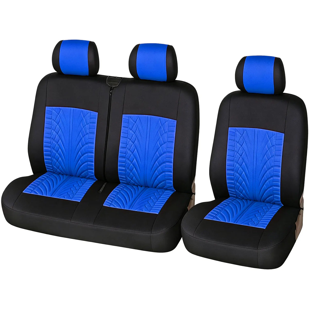 Universal Polyester Fabric Car Seat Covers for Transporter Van Truck - Protector Universal Fit Car Seat Covers