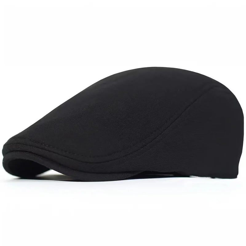 Cotton Newsboy Caps Men Women Hat Soft Casual Beret Solid Unisex Retro Hat Driver Flat Cap The waiter Cap