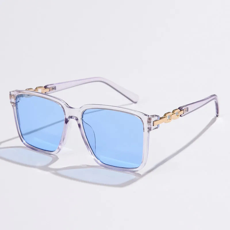 Fashion Womens Sunglasses Square Style Sun Glasses Accessories Gradient Lens Anti-UV400 Luxury Brand Oculus Eyeglasses Female