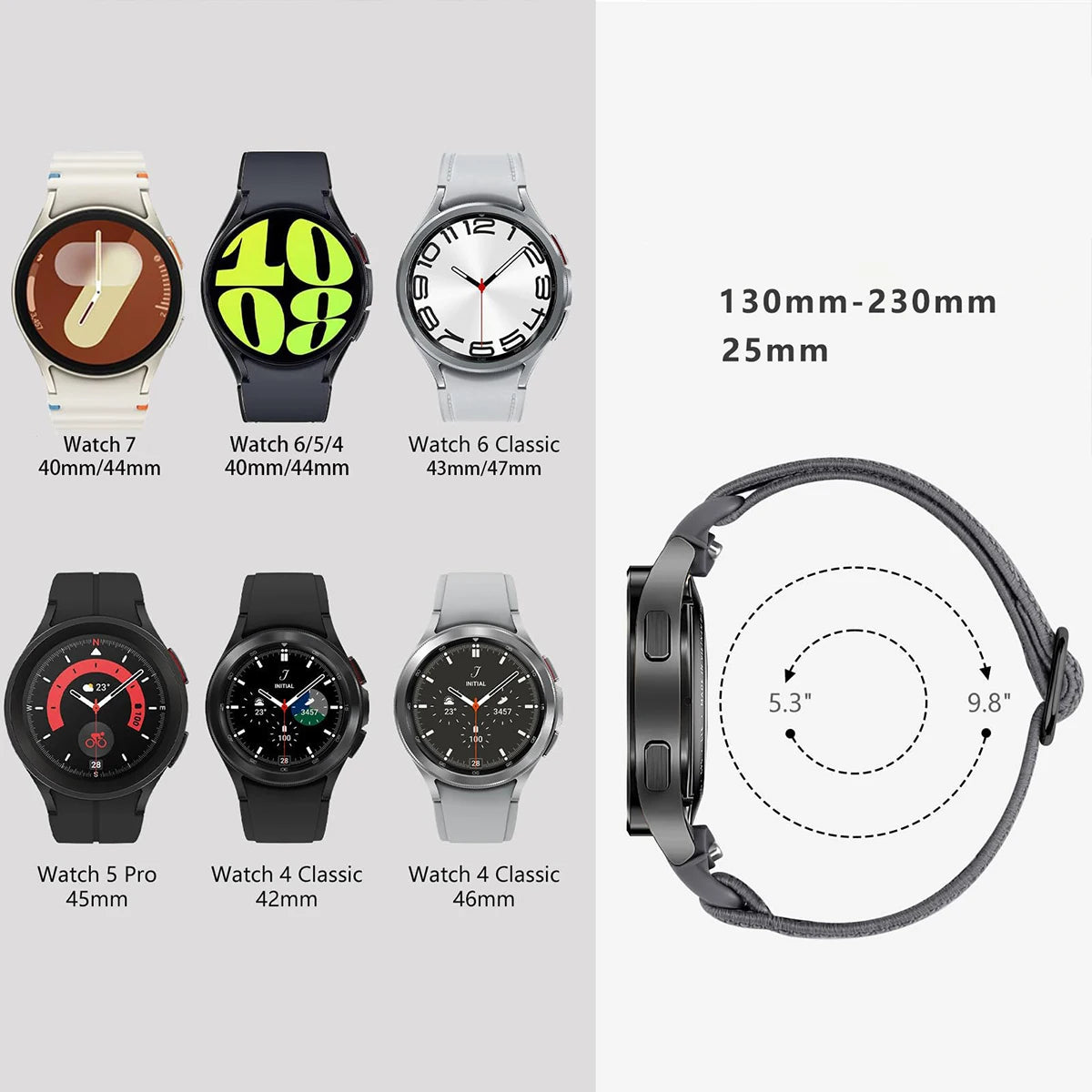 Nylon Galaxy Watch Bands – Multiple Models and Colors