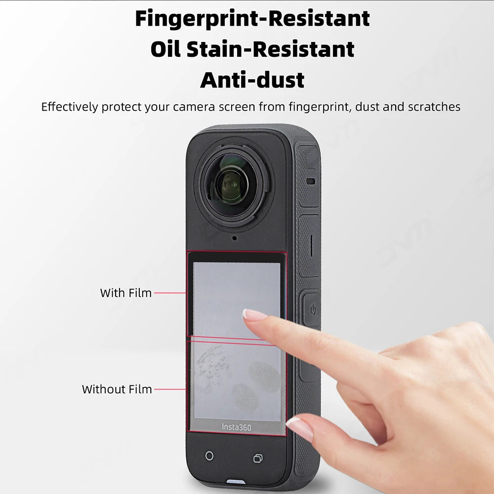 3PCS Screen Protector for Insta360 X4 Accessories Anti-scratch Film for Insta 360 X4 Full Coverage Protective Film (Not Glass)