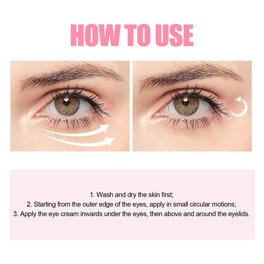 Retinol Eye Stick for Lifting Firming Dark Circles Remover Fade Fines L-ine Eye Bags Treatment Improve Puffiness Eye Balm Stick
