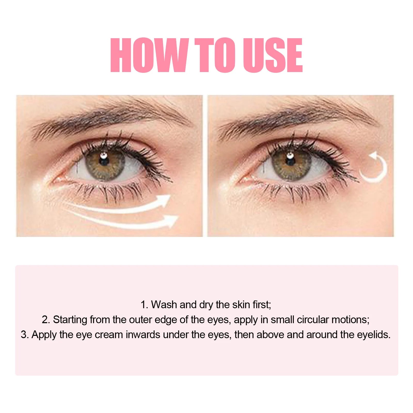 Retinol Eye Stick for Lifting Firming Dark Circles Remover Fade Fines L-ine Eye Bags Treatment Improve Puffiness Eye Balm Stick