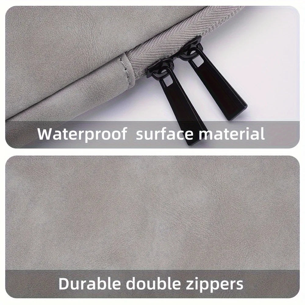 11 13 14 15 Inch Laptop PU Leather Protective Tablet Bag Computer Pouch Case Storage Bags Slim Laptop Sleeve for Macbook Perfect