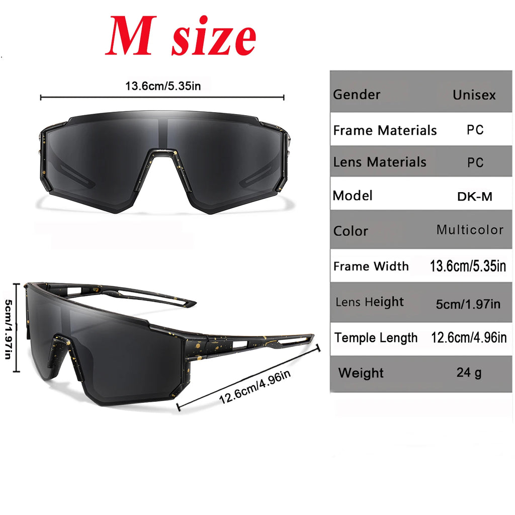 3-14 Year Old Children Baseball Sunglasses Kids Boys Girls M Size Youth BicycleUV400 Outdoor Sports Camping Mtb Bike Eyewear