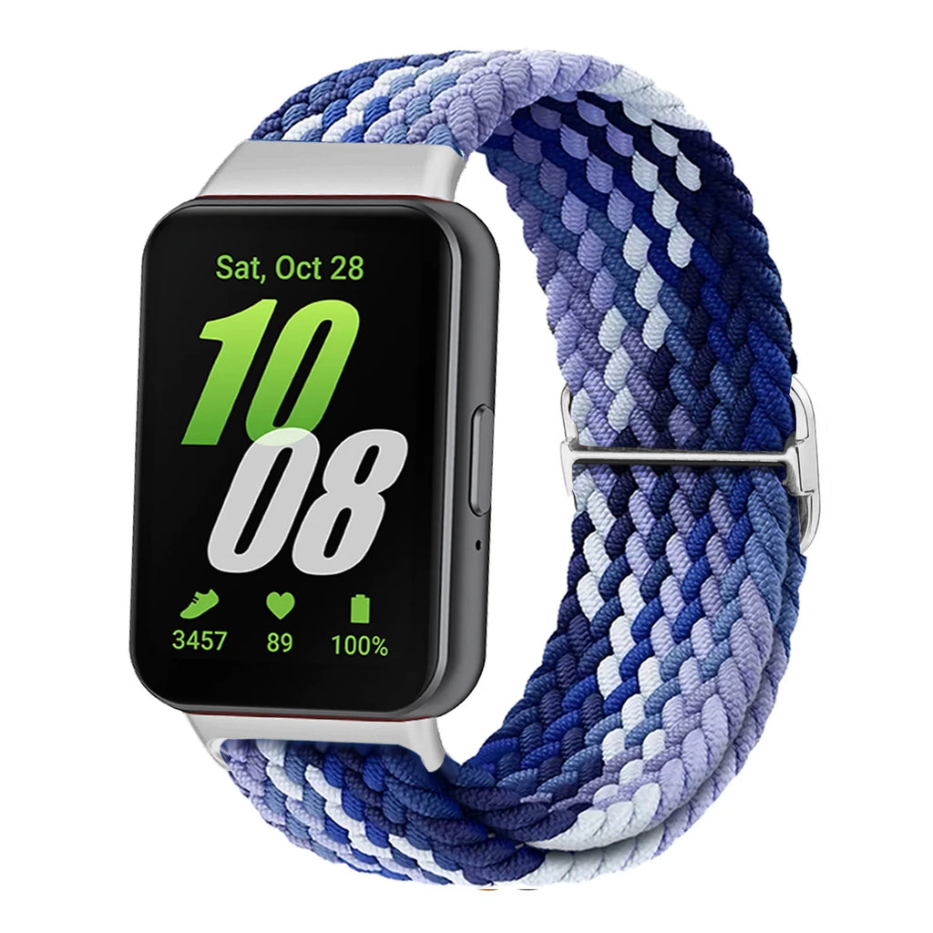 for Samsung Galaxy Fit 3 Strap Accessories watchband sport Nylon Braided Adjustable Replacement correa bracelet Galaxy fit3 band