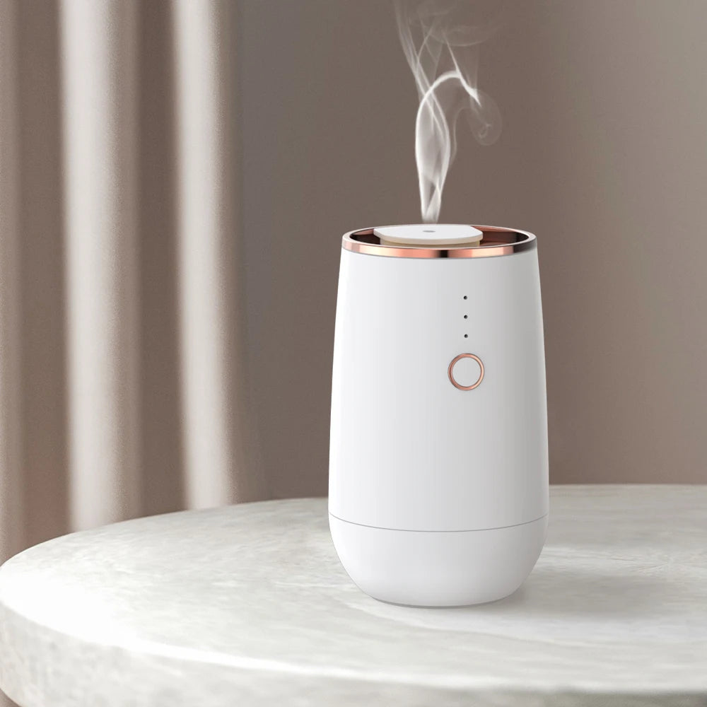 Mini Home Waterless Essential Oils Diffuser Car Fragrance Aromatherapy Diffuser Higher Atomizing Efficienc Home Air Freshener