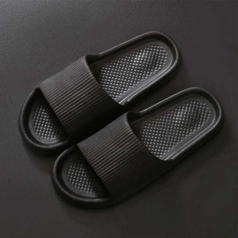 Female home Slippers indoor guest spring summer non-slip silent no smelly feet couple bathroom bath male