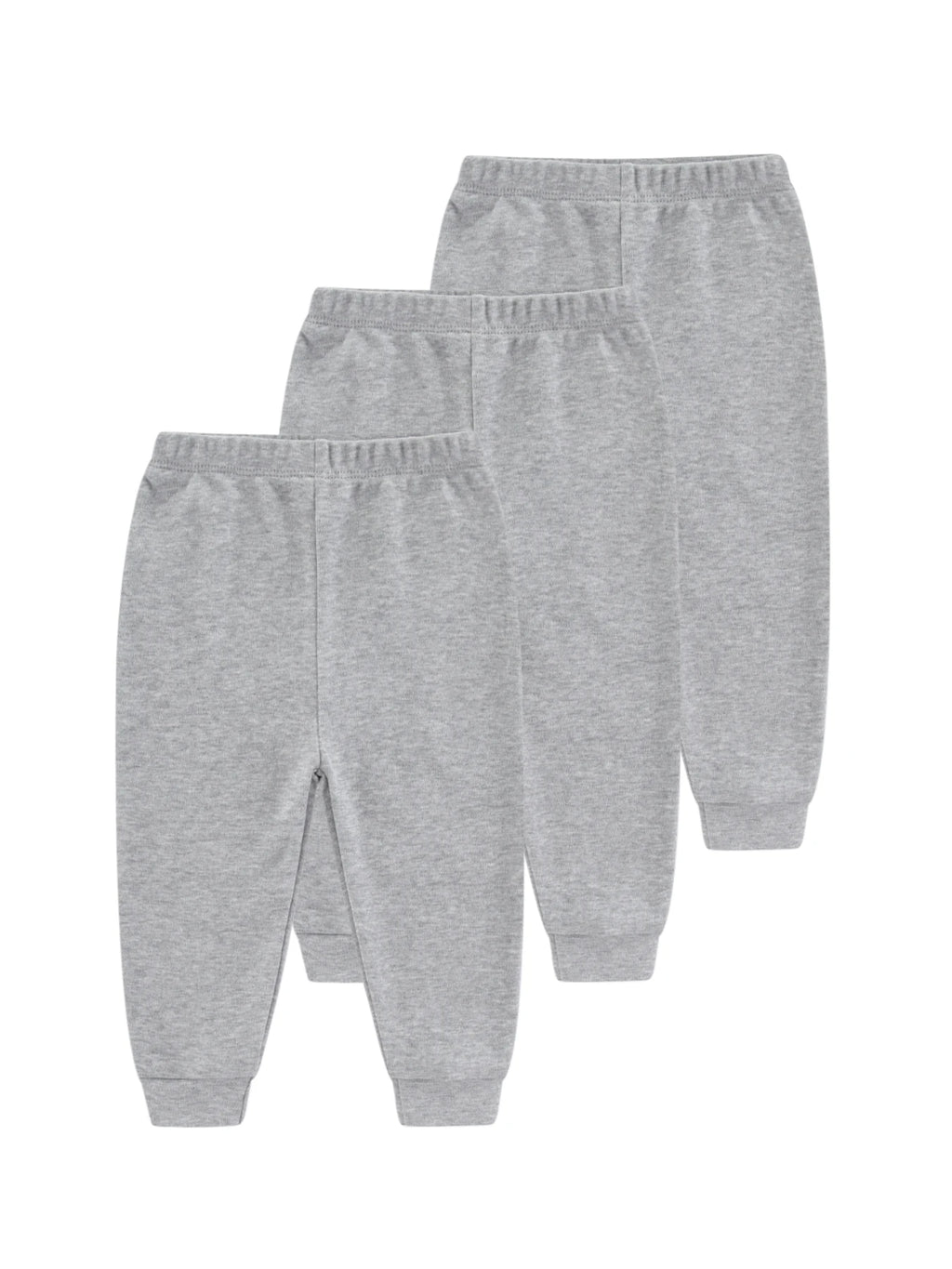 Kiddiezoom 1/3 Pcs Four Seasons Fashion Solid 100%Cotton Baby Boy Girl Pants Soft 100%Cotton Infants Trousers Accessories