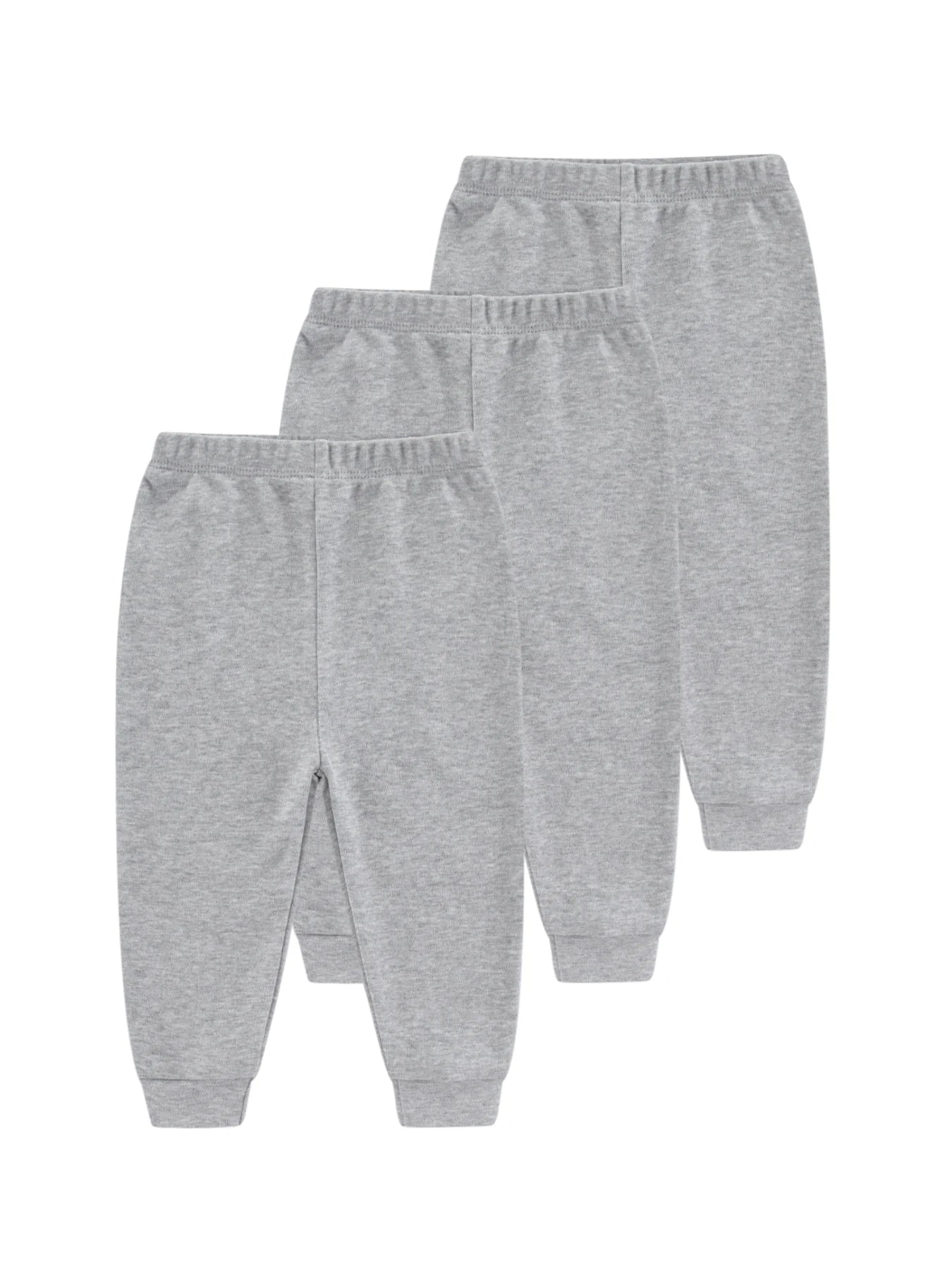 Kiddiezoom 1/3 Pcs Four Seasons Fashion Solid 100%Cotton Baby Boy Girl Pants Soft 100%Cotton Infants Trousers Accessories