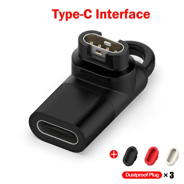 1 Meter USB Type C Charging Cable For Garmin Fenix 7 7S 7X 6 6S 6X 5 5S 5X Vivoactive 3 4 4S Venu 2 2S 3 3S With Dustproof Plug