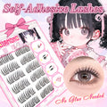 Glue Free False Eyelash, Natural Style False Eyelash, Reusable, Suitable for Beginners, ACE & Lazy Trilogy Style