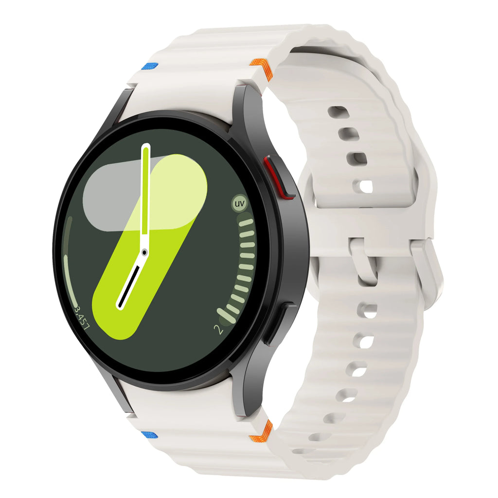 Original Silicone Band for Samsung Galaxy Watch 7 6 5 4 44mm 40mm 5Pro 45mm Bracelet for Galaxy Watch 4 6Classic 43mm 47mm Strap