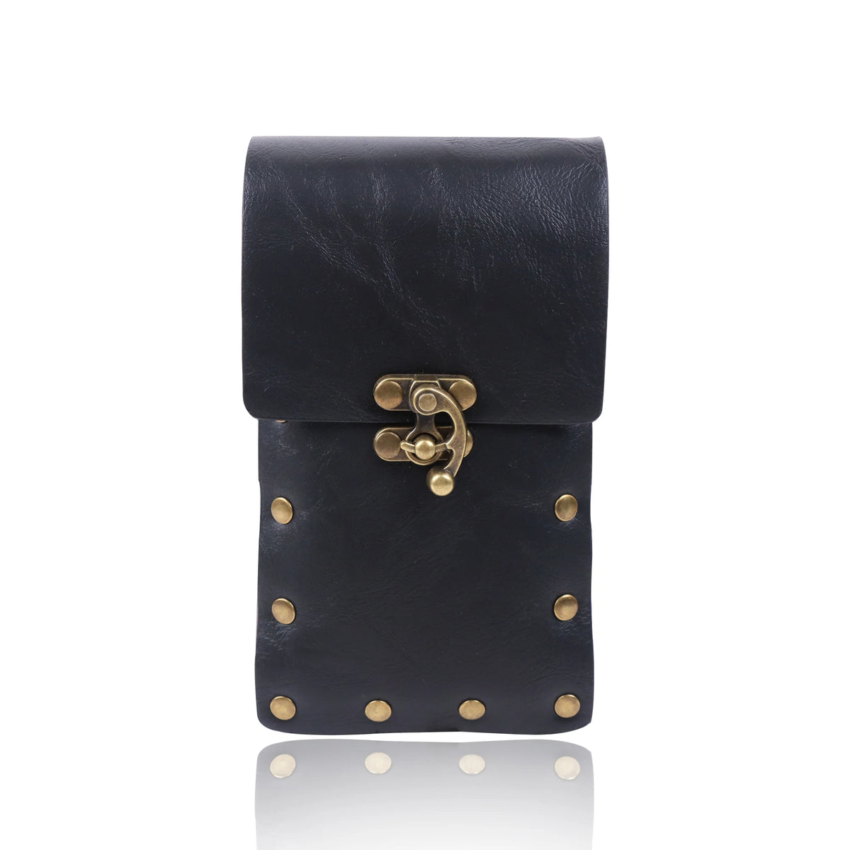 Renaissance Medieval Belt Skirt Hiking Viking Horn Design Leather Cover for Sword Frog Accessory