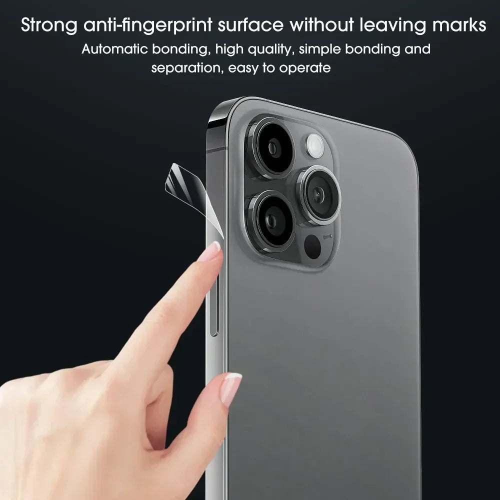 18PM Side Hydrogel Film For iPhone 18 17 Promax 15 Pro Max 18Pro 17pm 16 E 14 13 Frame Protective Border Frame Screen Protector