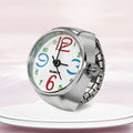 Round Quartz Ring Watch – Ten Colors