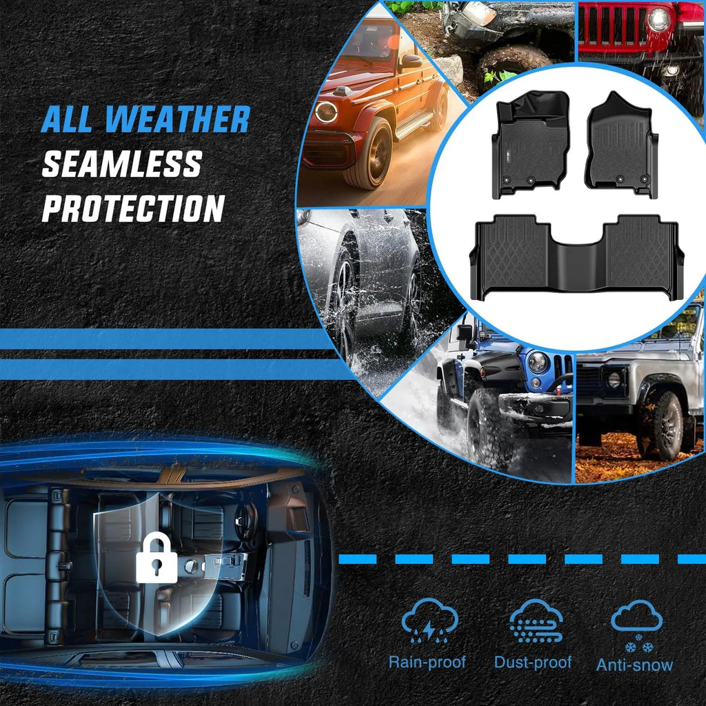 Nilight Custom Fit TPE Floor Mats All Weather Waterproof Heavy Duty Car Floor Liners for Nissan Altima 2007-2025 Rogue 2014-2025 Pathfinder 2013-2025 Murano 2019-2025 Sentra 2014-2025 Titan Titan XD Frontier Ariya Kicks Armad