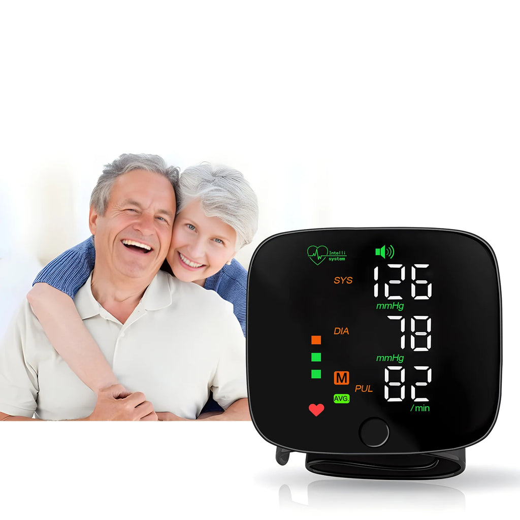 Rechargeable Wrist Blood Pressure Monitor Medical Baumanometro Digitlal Tensiometro Health Tonometer Sphygmomanometer