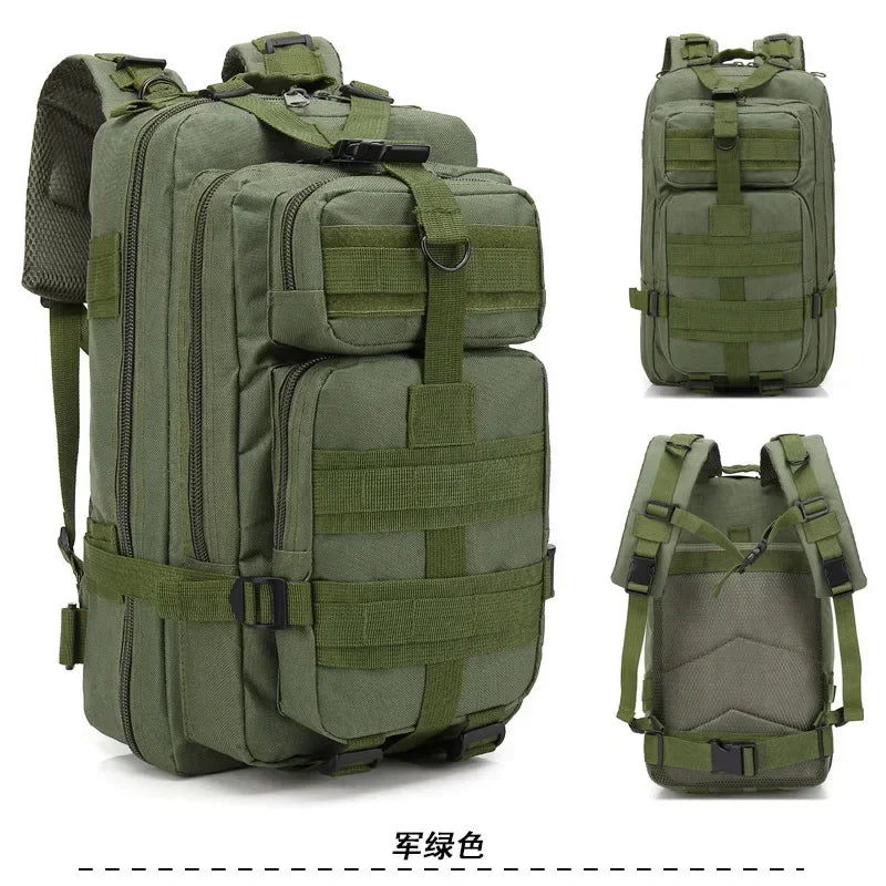 30L Waterproof Military Tactical Backpack 1000D Large Assault Bag for Outdoor Hiking Camping Hunting