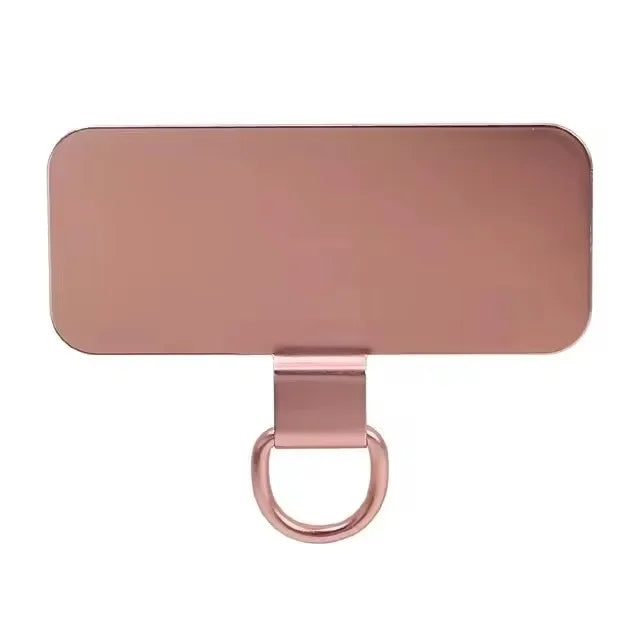 4/1PCS Ultra-thin Stainless Steel Phone Tether Patch Gasket Cellphone Strap Parts Replacement Lanyard Safety Connect Piece