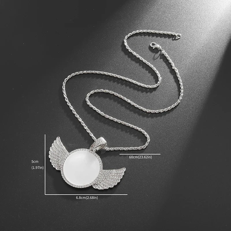 Hip Hop Bing Ice Crystal Letter Xo Zircon Necklace Pendant Men's Street Hip Hop Rap Rock Jewelry