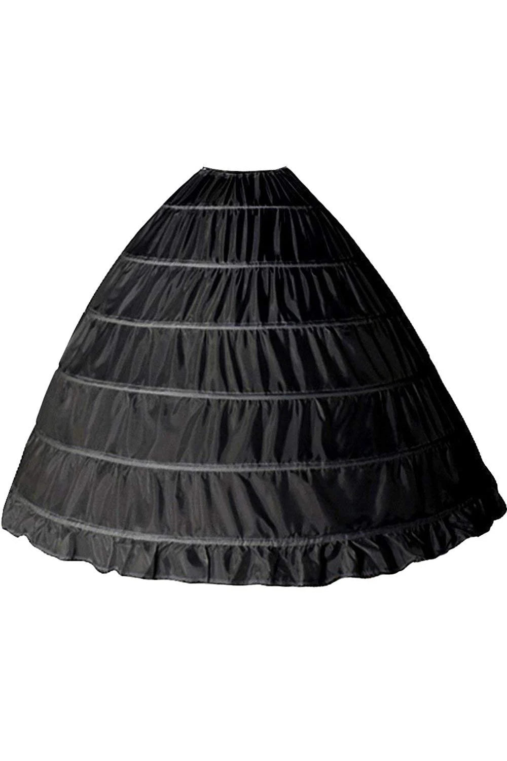 Babyonlinedress 6 Hoops Crinoline Ball Gown Wedding Petticoat Fluffy Underskirt Mariage Half Slips Wedding Accessories