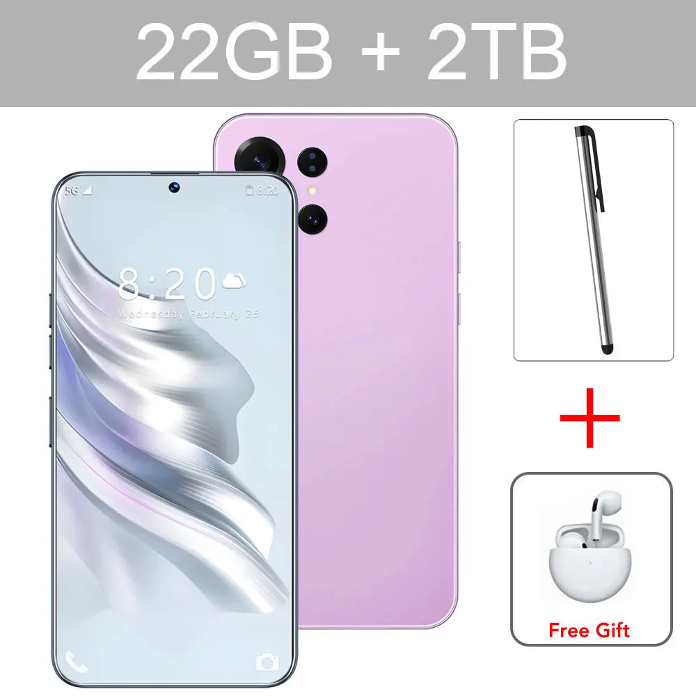 NEW S26 Ultra Smartphone 2026 Original 7.3HD Global Version 5G Dual Card Cheap Cellphones 7800mAh Android 15 Mobile Cell Phones