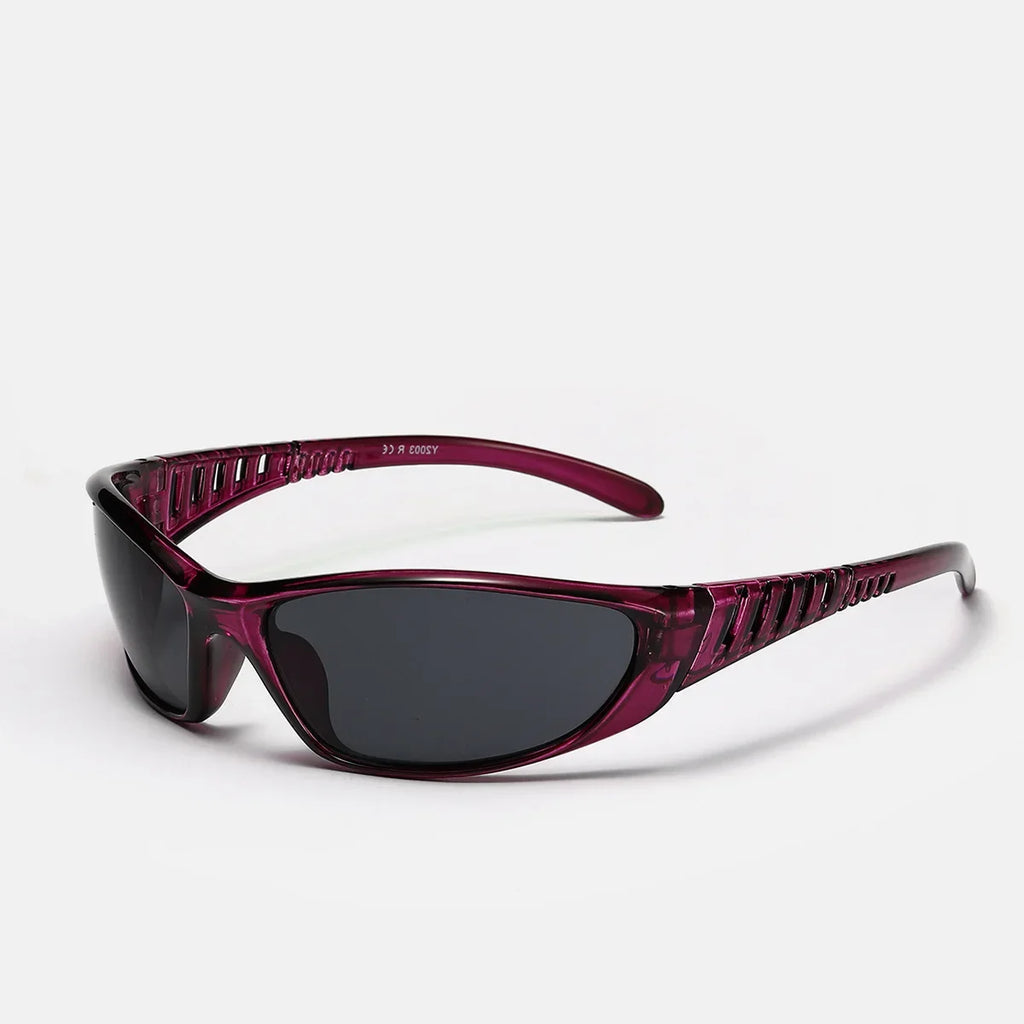 2025 New Silver SPORT Sunglasses Men Women Retro Punk Cycling Trendy Sun Glasses For Male Shades Goggle Outdoor Y2K