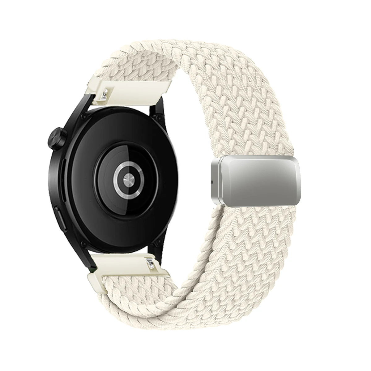 18/20/22 Braided Loop for Garmin Venu/3/3s/Forerunner 265S/265/645 Band Elastic Wristband Magnetic Buckle for Garmin VivoMove3