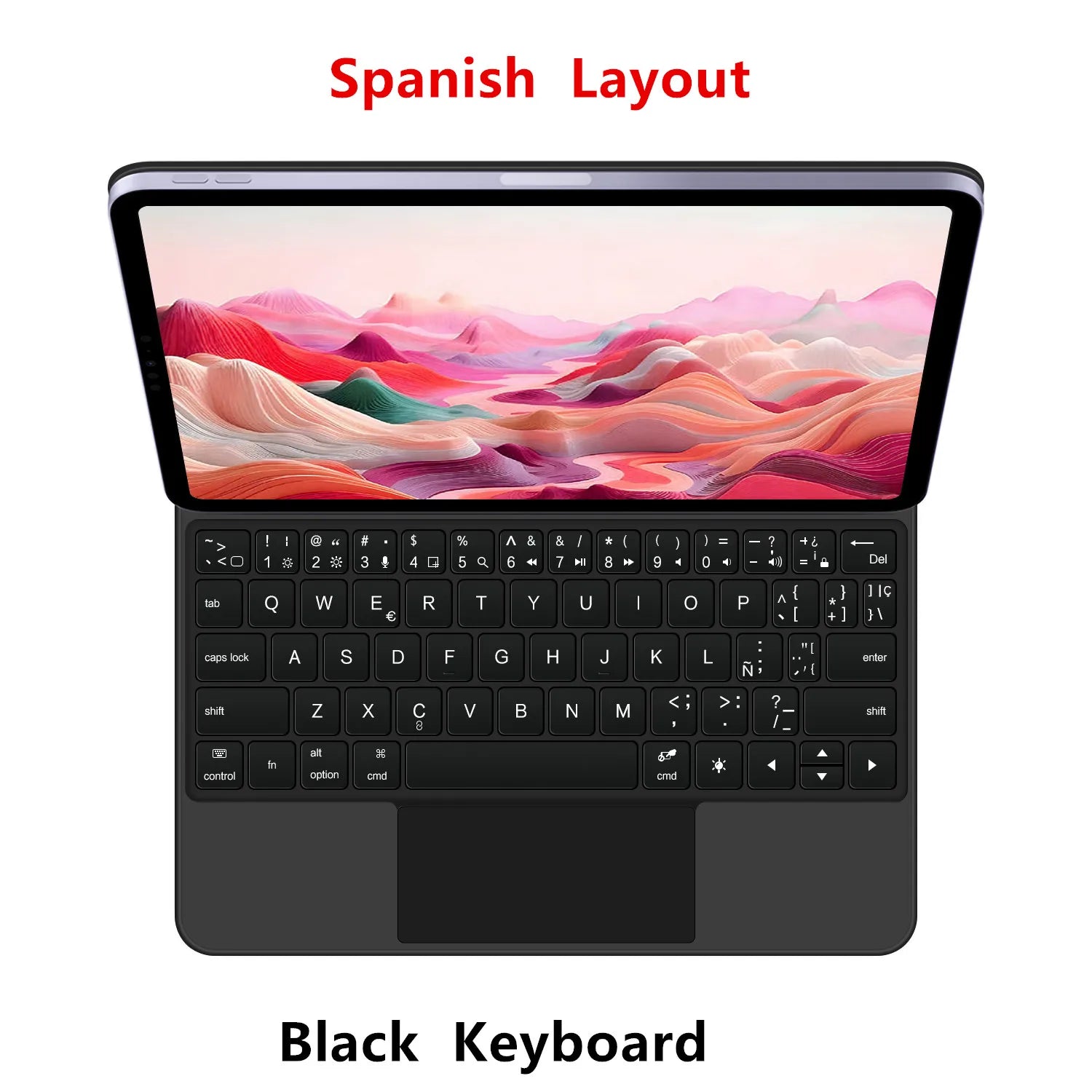 Magic Keyboard Folio For Xiaomi Pad 7 2024 Mi Pad 7 8 Pro 11.2" Tablet Smart Case for Xiaomi Pad 8 Spanish German keyboard cover