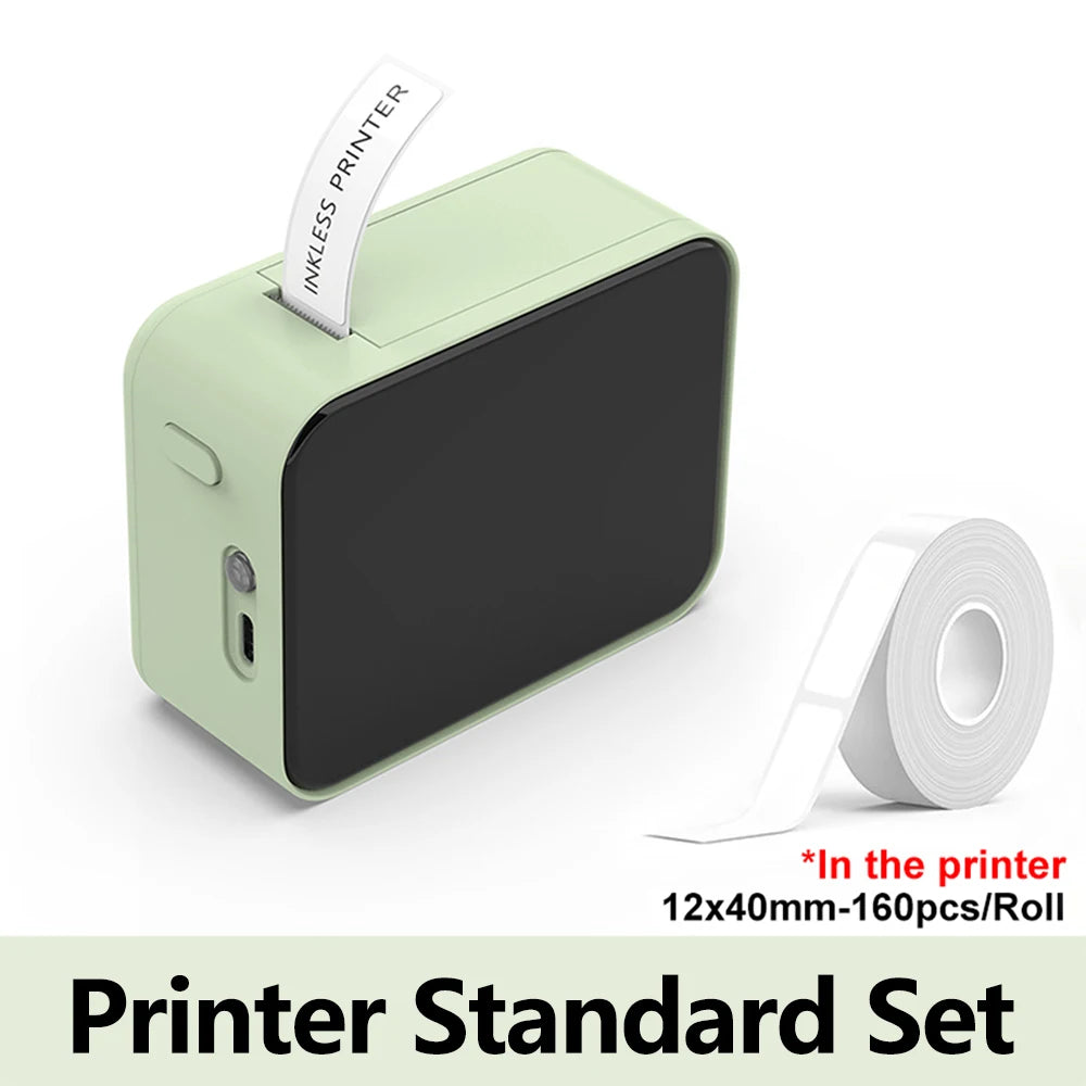 Marklife P15 Mini Label Printer Portable Thermal Printer Inkless Self-adhesive Paper Sticker Printing Machine Name Tag Labeller