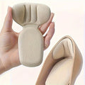 Double-Layer Thick T-Shaped Foam Heel Pad And Heel Cup - Soft, Breathable, Non-Slip, Durable, Comfortable To Wear In High Heels