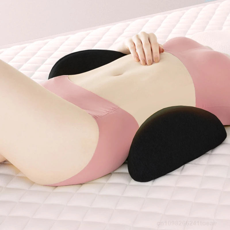 Special Waist Support Pad Sleep Waist Pillow Ergonomic Soft Cozy Memory Foam Bed Waist Relief Back Cushion