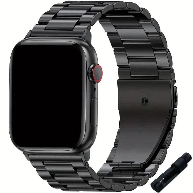 Stainless steel Watchband for Apple Watch Strap 49mm 45mm 41mm 44mm 40mm 42mm 46mm Metal Band iWatch 11 10 9 8 7 6 5 SE Ultra 3