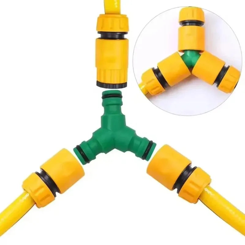 Hose Faucet Quick Connector 3/4 & 1/2 Inch Graden Hose Water Tap Threaded Connector Faucet Adapter For Garden Irrigation