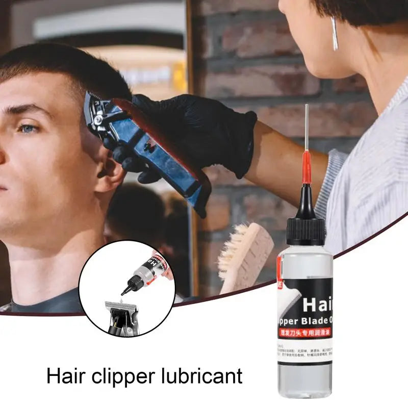 60ml Electric Clipper Shaver Maintenance Oil Lubricant Hair Trimmer Blade Oil Prevent Rusting Sewing Hair Salon Clipper Oil